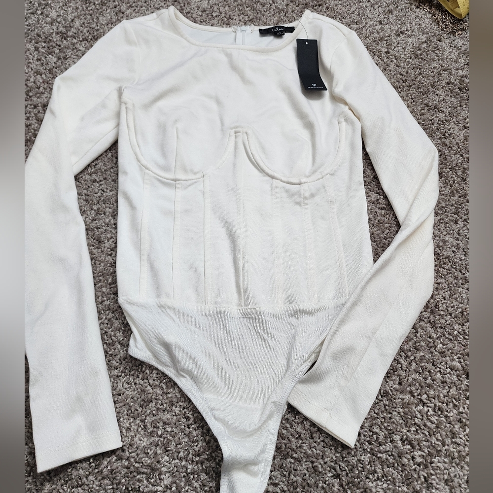 NWT Lulus corset bodysuit